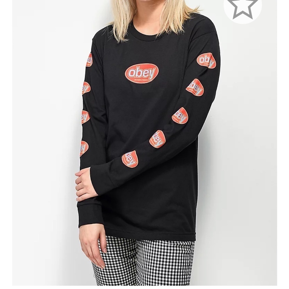 Obey long sleeve shirt